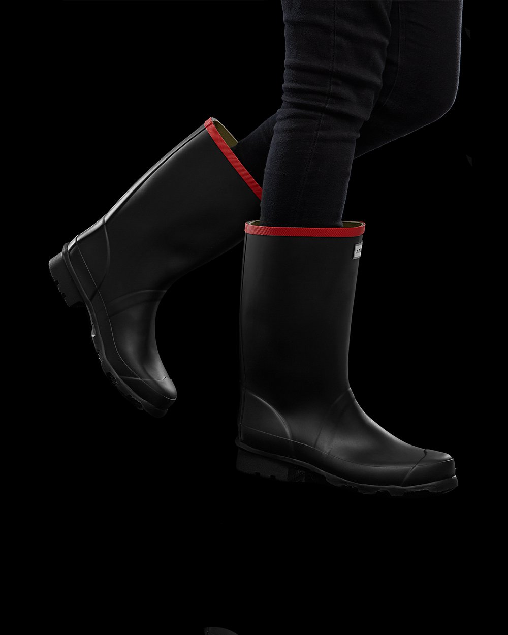 Hunter Argyll Short Rain Boots - Sale Online Womens Black - GRBTMQ147